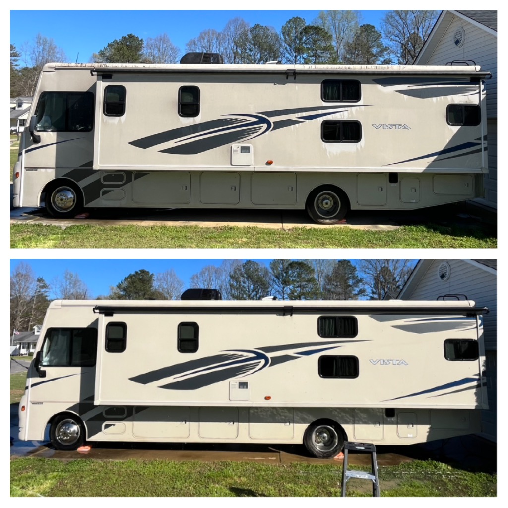pressure washing work by 5Starpowerwashing & exterior services in Cleveland
