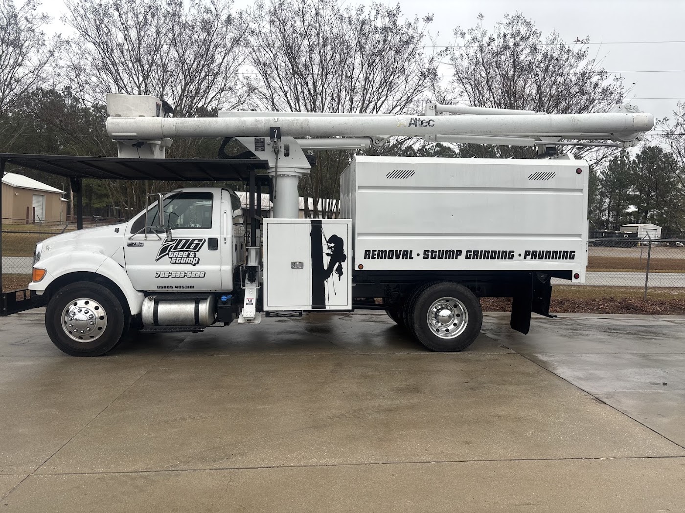 tree surgery work by 706 Tree and Stump in 