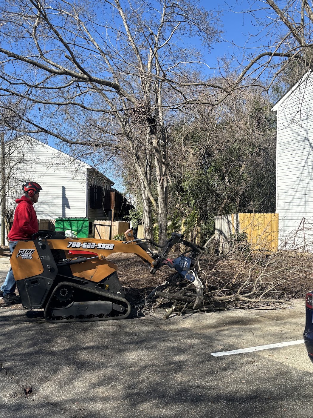tree surgery work by 706 Tree and Stump in 