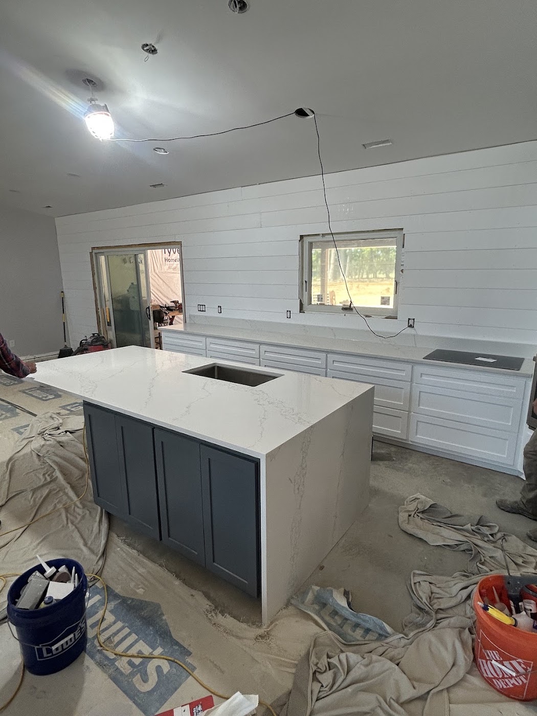 construction work by A+ countertops & home remodeling in Charlotte