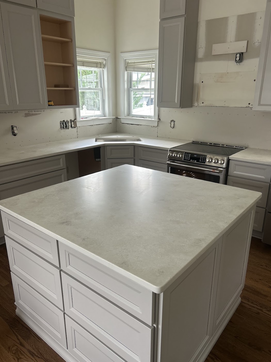 construction work by A+ countertops & home remodeling in Charlotte