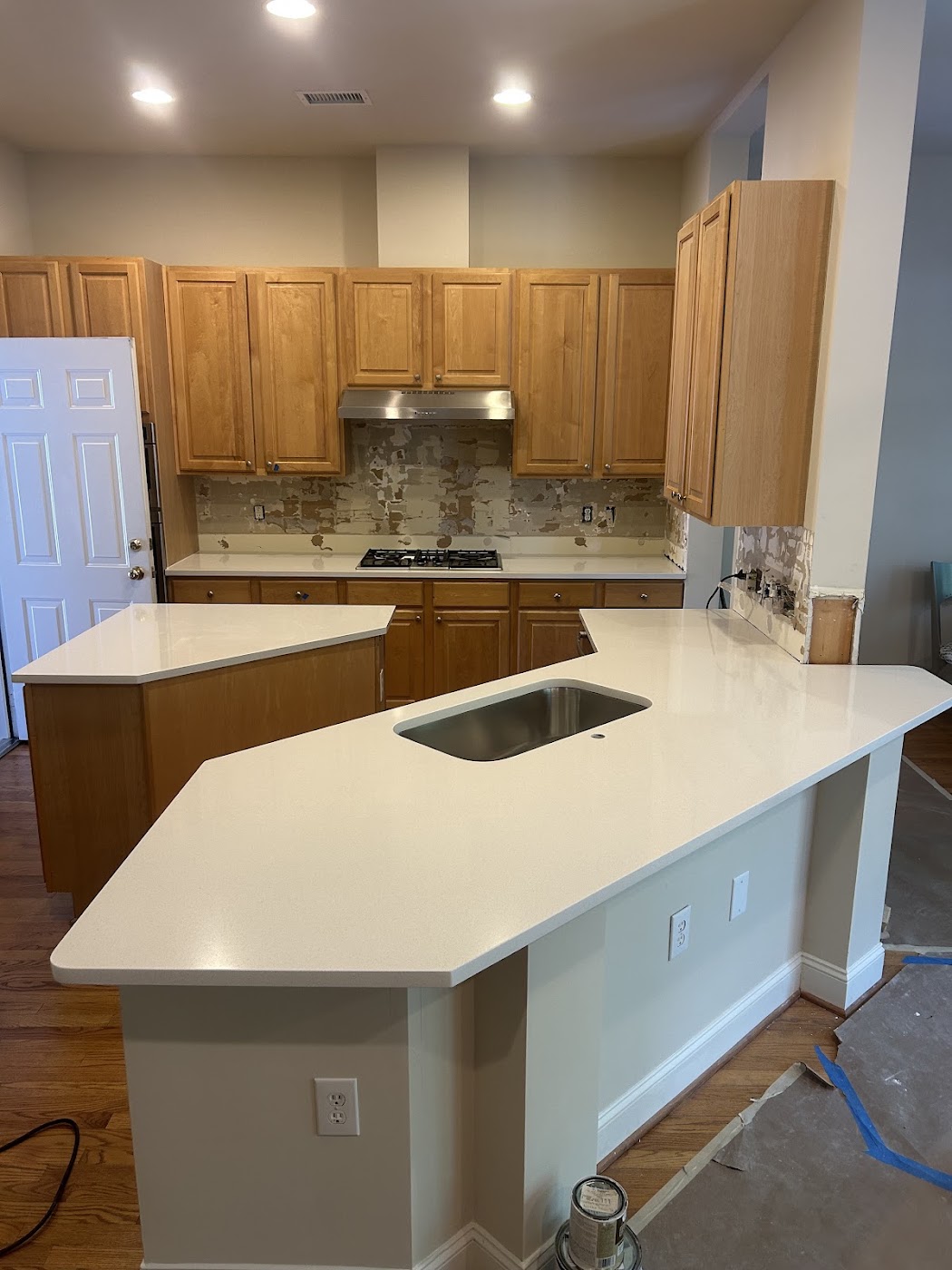 construction work by A+ countertops & home remodeling in Charlotte