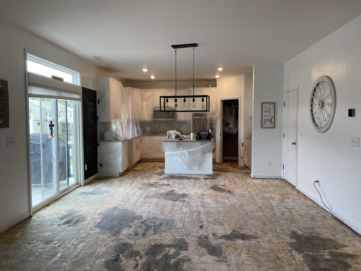 damp proofing work by American Disaster Restoration in Raleigh