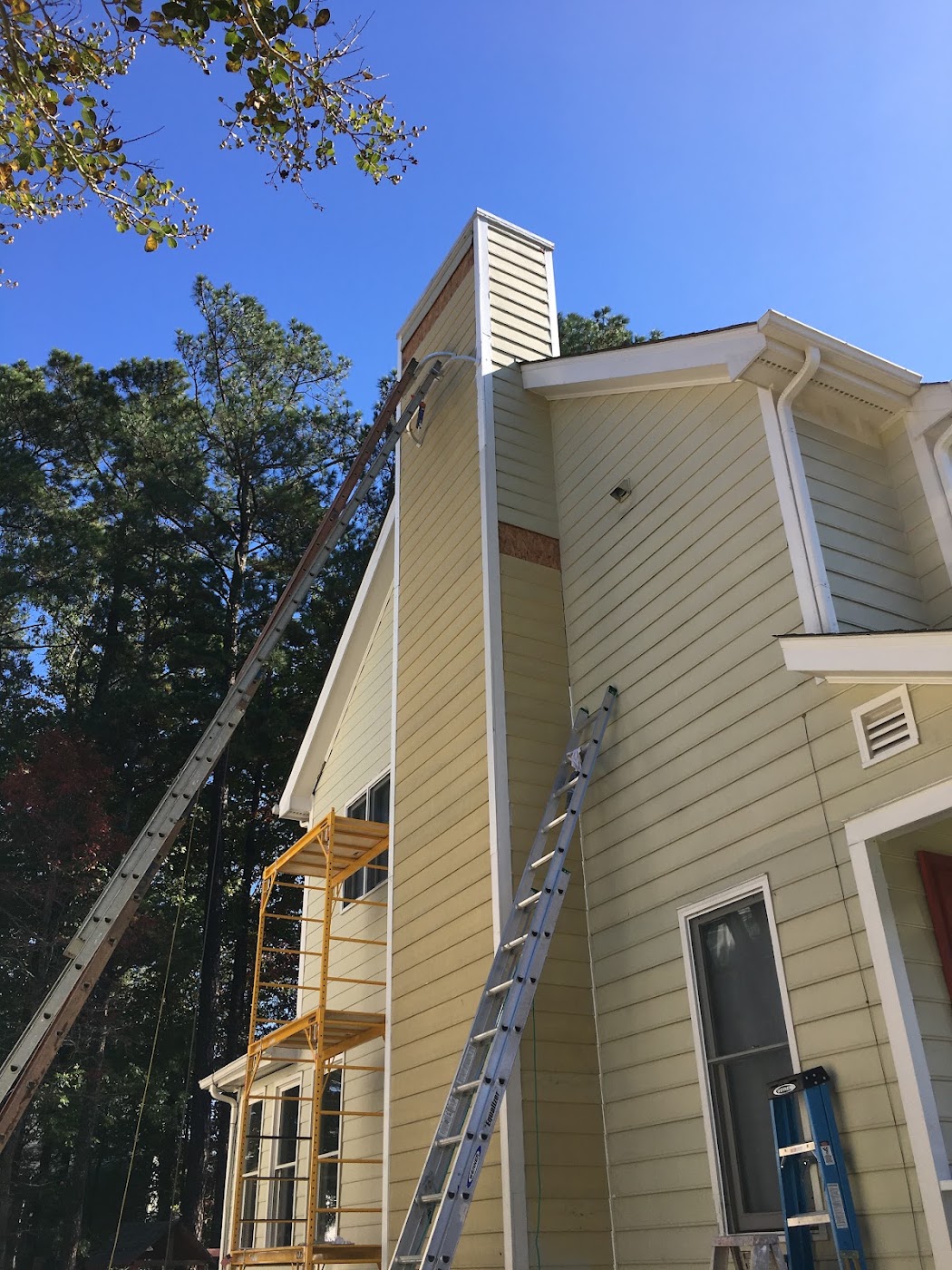damp proofing work by American Disaster Restoration in Raleigh