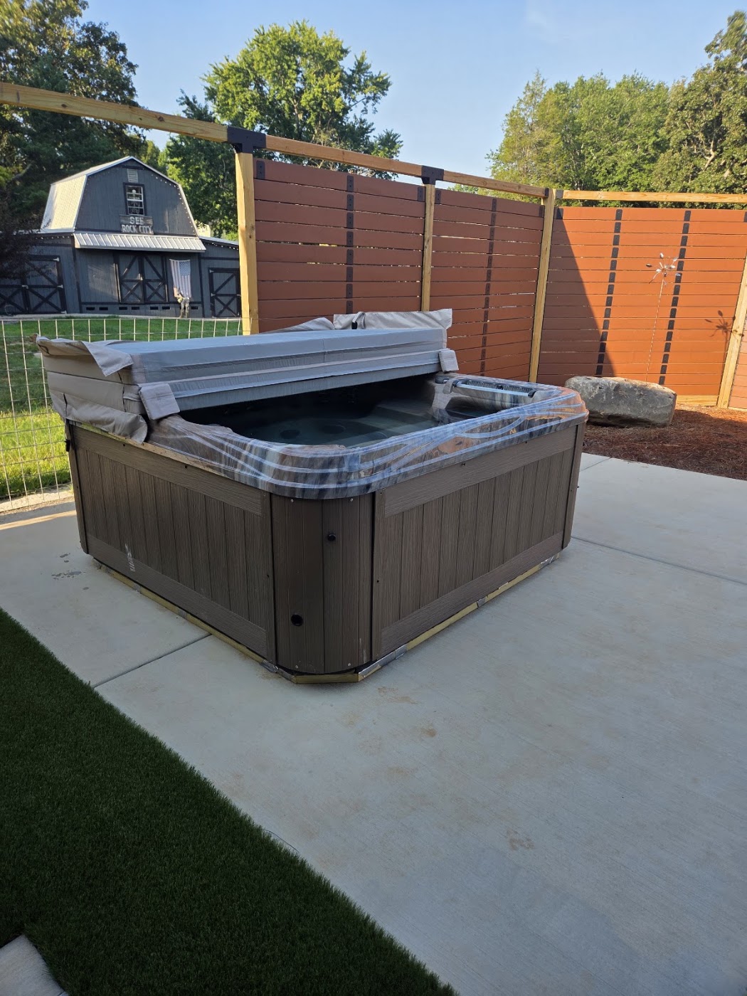 hot tub work by Aqua Care and Repair in Chattanooga