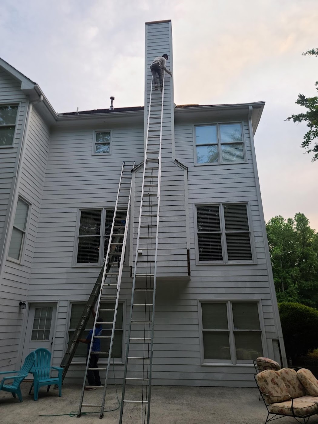 chimney work by Best Chimney Solutions. in Norcross