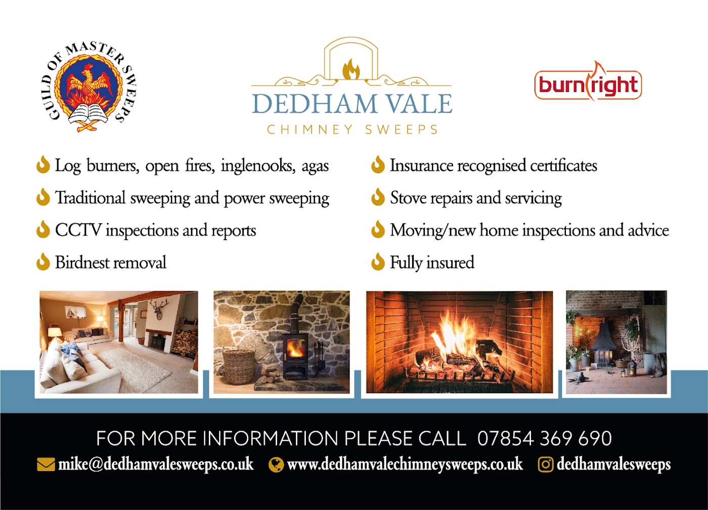 chimney work by Dedham Vale Chimney Sweeps Ltd in Colchester