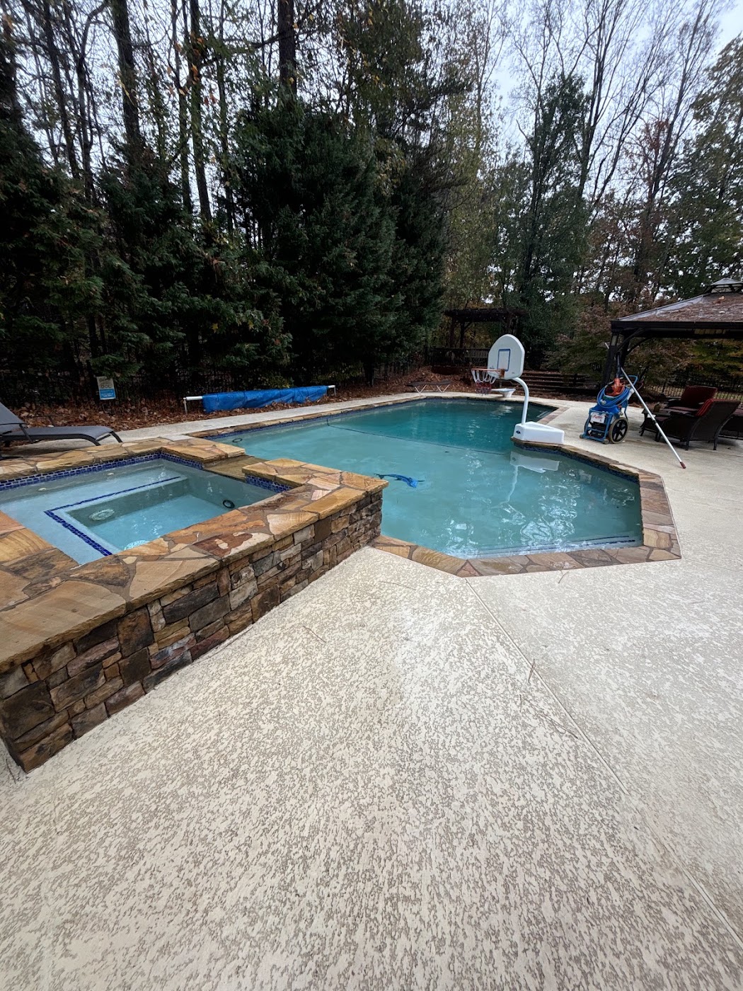 pool service work by Shark Bite Blue in Northern Virginia