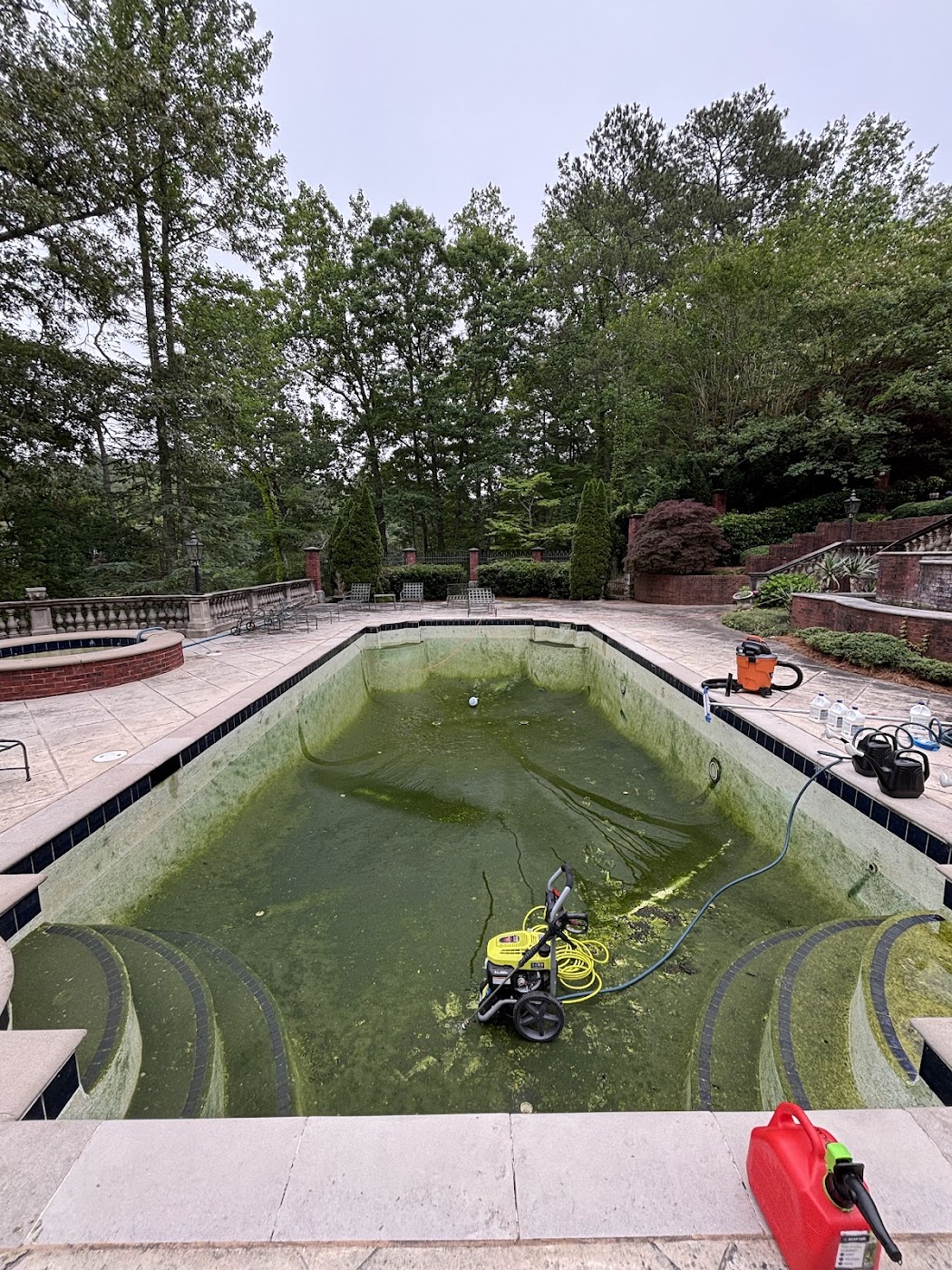 pool service work by Shark Bite Blue in Northern Virginia
