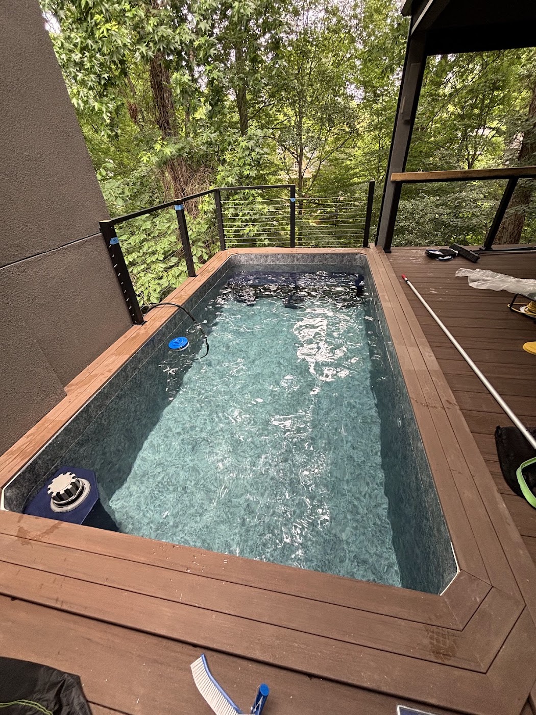 pool service work by Shark Bite Blue in Northern Virginia